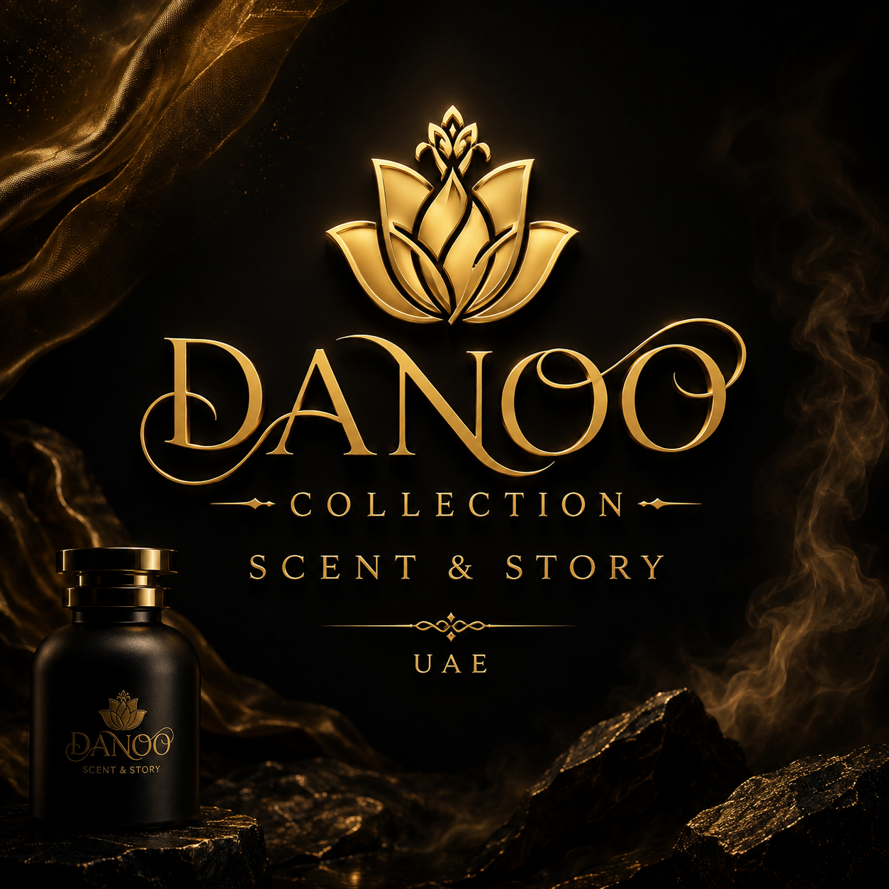 DANOO Collection — signature fragrance presentation